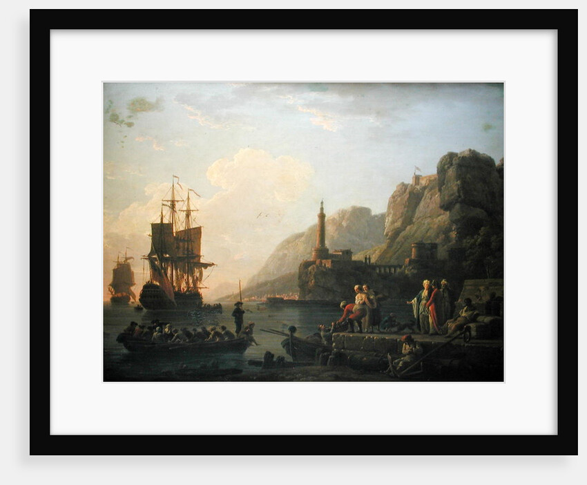 The Harbour by Claude Joseph Vernet