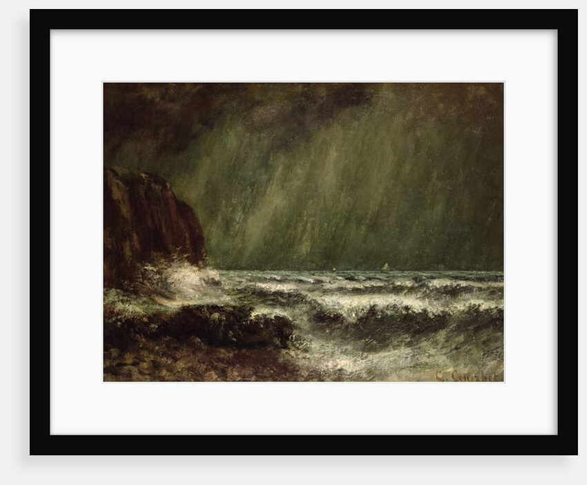 Storm at Sea, 1865 by Gustave Courbet