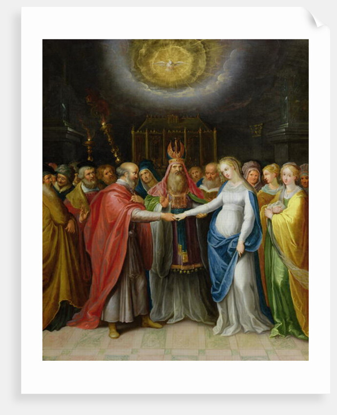 Betrothal of the Virgin by Ambrosius II Francken or Franck