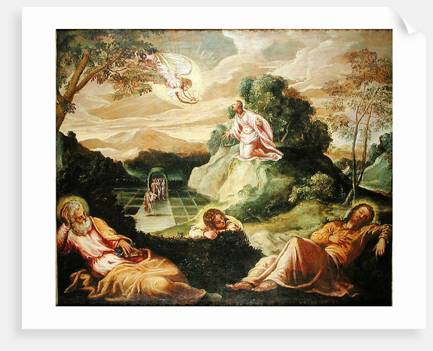 The Agony in the Garden by Jacopo Robusti Tintoretto