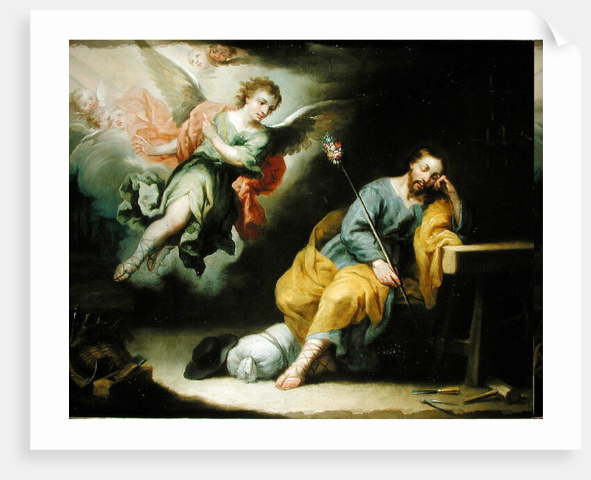 The Dream of St.Joseph by Domingo Martinez
