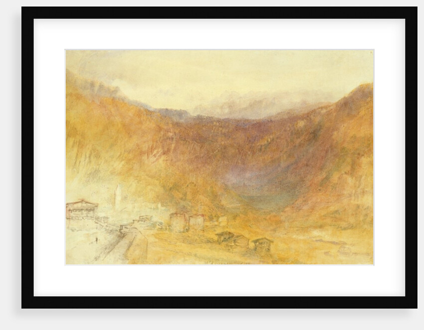 The Brunig Pass from Meiringen, Switzerland by Joseph Mallord William Turner