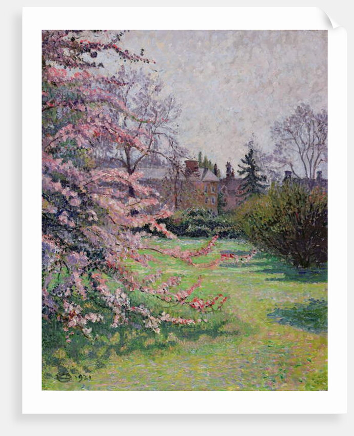 Japanese Crab Apple Blossom, Kew, 1921 by Lucien Pissarro