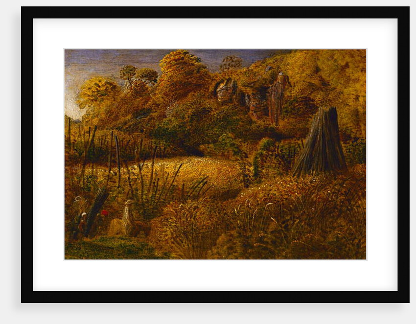 Scene at Underriver, Kent or The Hop Garden by Samuel Palmer
