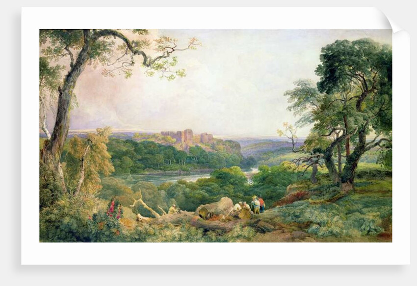 Goodrich Castle, called Barden Tower by Peter de Wint