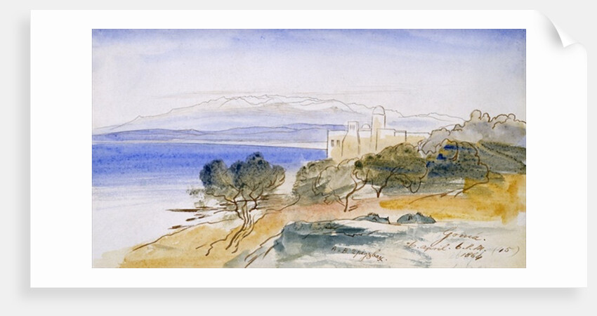 Gonia, 1864 by Edward Lear