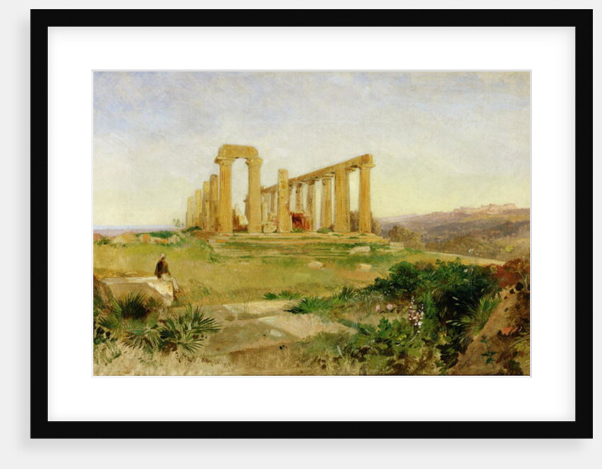 Temple of Agrigento by Edward Lear