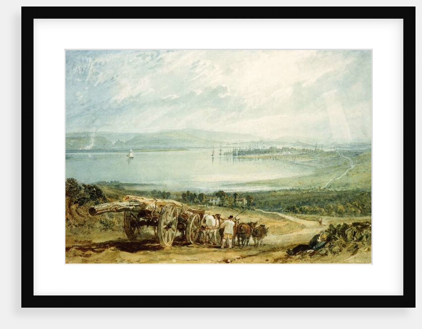 Poole, Dorset with Corfe Castle in the Distance by Joseph Mallord William Turner