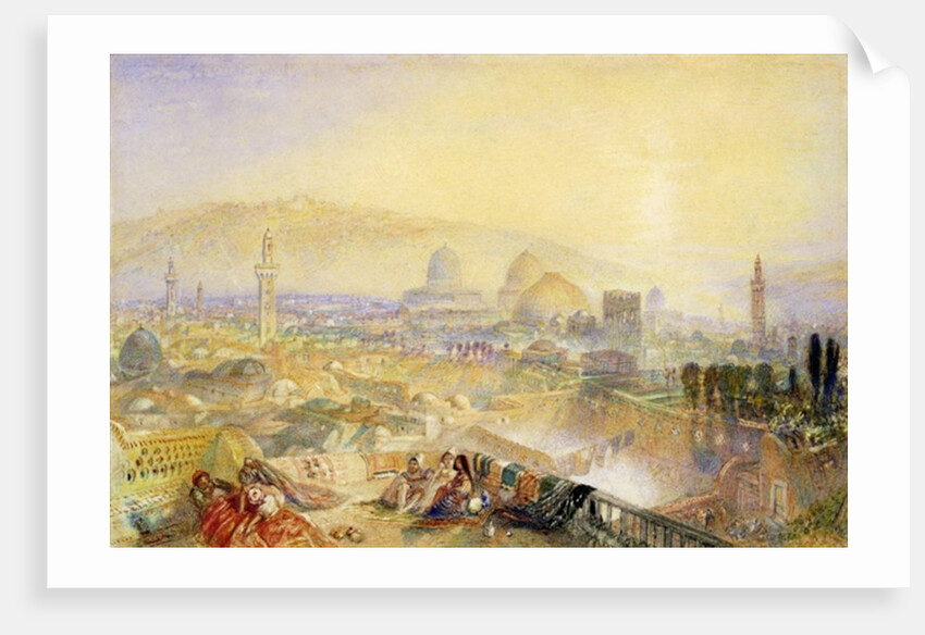 Jerusalem from the Latin Convent by Joseph Mallord William Turner