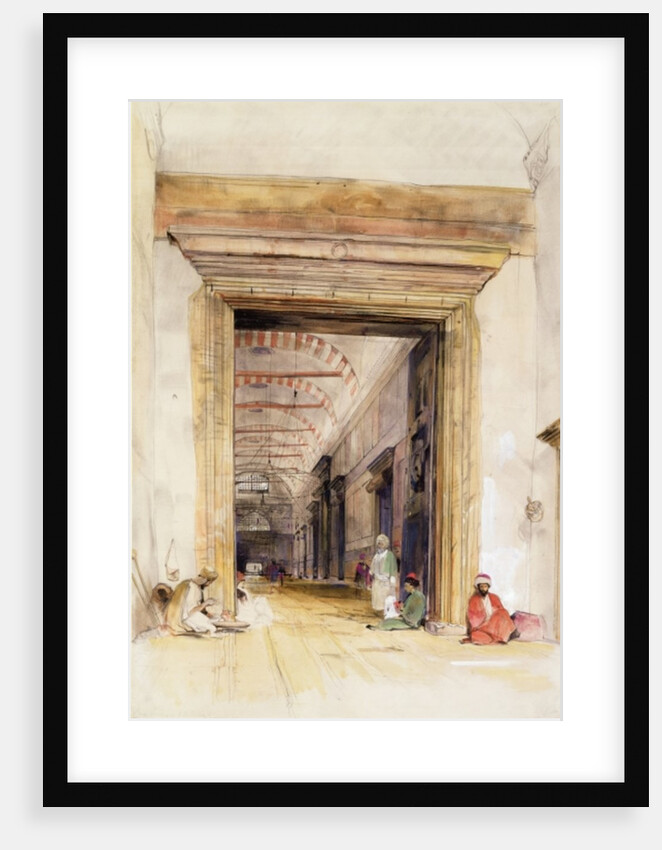 The Great Doorway of the Mosque of Santa Sophia, Constantinople by John Frederick Lewis