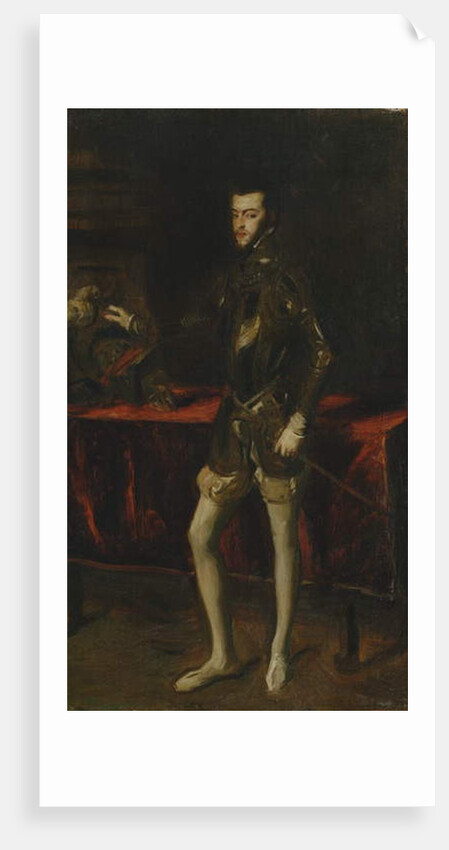 Copy after Titian's Portrait of Philip II by John Singer Sargent
