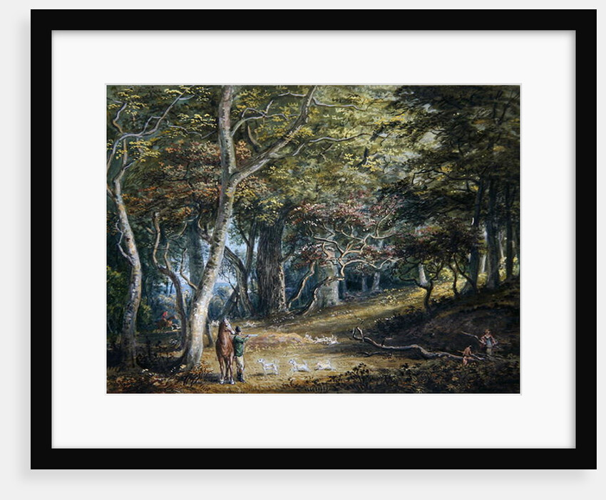 A Scene in Windsor Forest by Paul Sandby