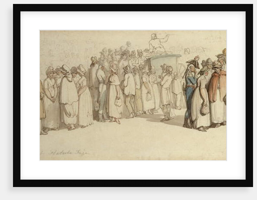 Newport Statute Fair by Thomas Rowlandson