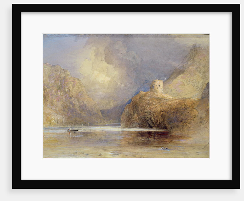 Dolbadern Castle, Llanberis, North Wales by Samuel Palmer