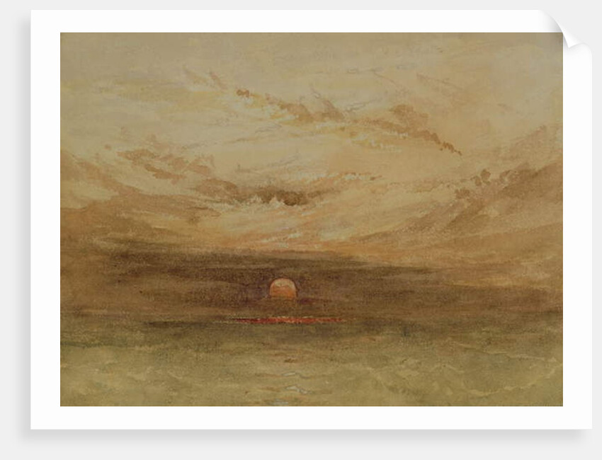 Baltic Scene of a Sunset by John Wilson Carmichael