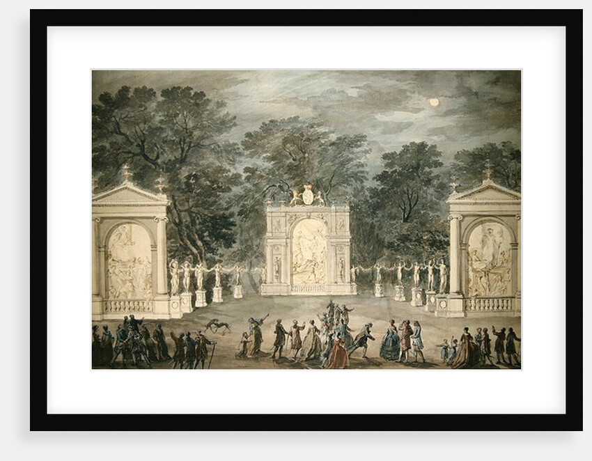The Illuminations at Buckingham House for King George III's Birthday, June 4th 1783 by Robert Adam