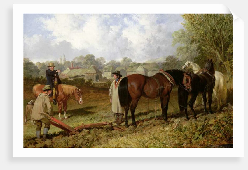 Morning: Preparing to Plough, 1848 by John Frederick Herring Snr