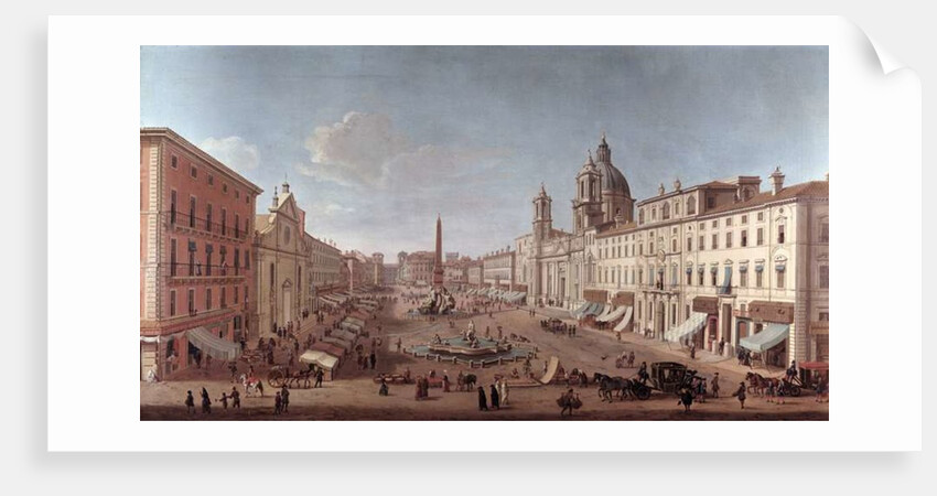 Piazza Navona, Roma by Antonio Joli