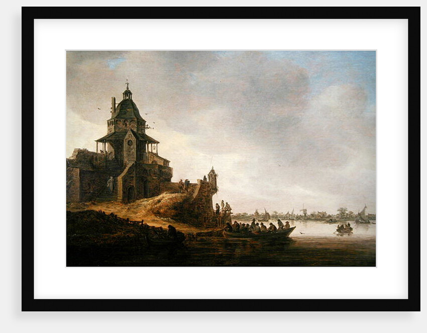 Dordrecht with Rondeel Engelenburg by Jan Josephsz van Goyen