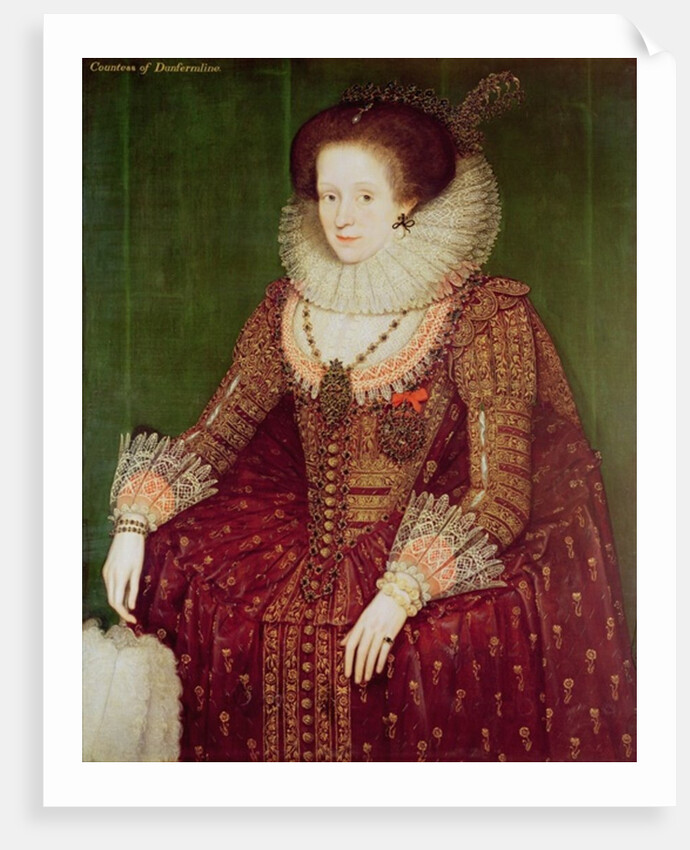 Margaret Hay, Countess of Dunfermline by Marcus Gheeraerts
