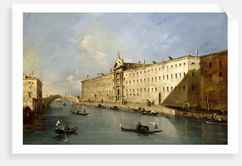 Rio dei Mendicanti by Francesco Guardi