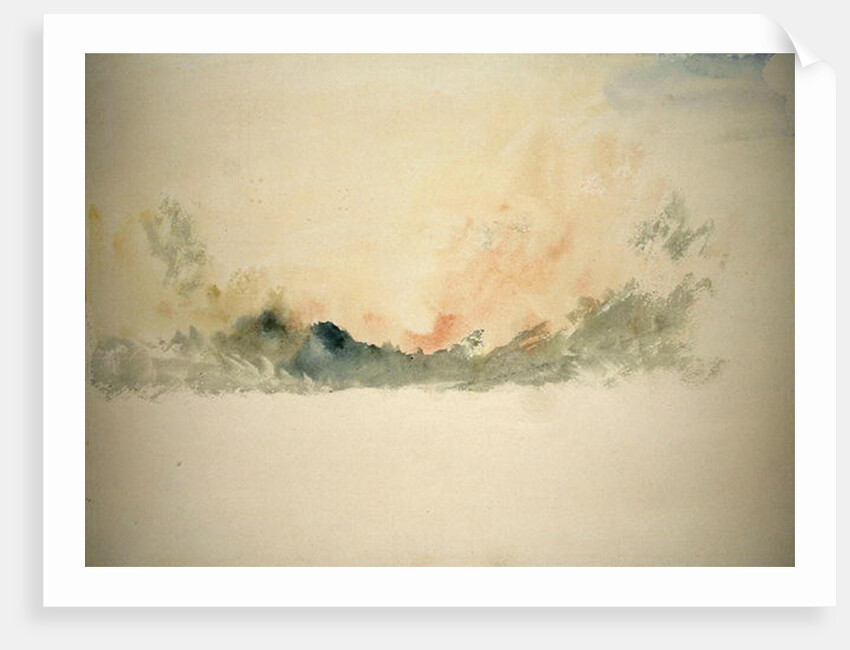 Sky Study by Joseph Mallord William Turner