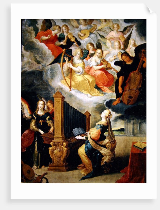 St. Cecilia, 1647 by C. de and Francken F. Bailleur