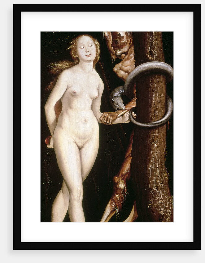 Eve, the Serpent and Death by Hans Baldung Grien