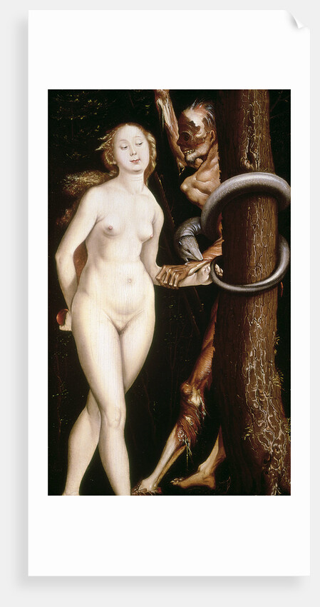 Eve, the Serpent and Death by Hans Baldung Grien