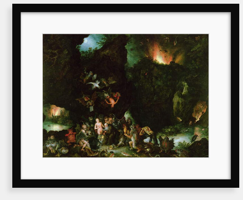 The Temptation of St. Anthony - Hell, 1594 by Jan the Elder Brueghel