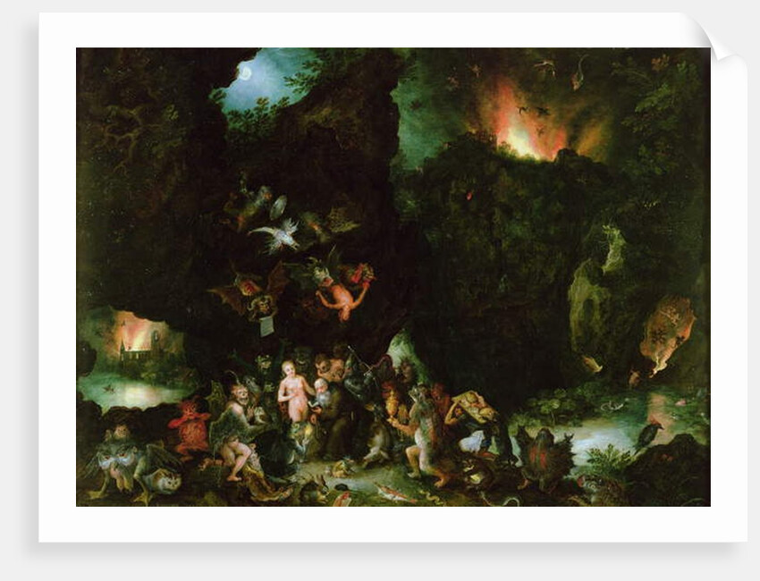 The Temptation of St. Anthony - Hell, 1594 by Jan the Elder Brueghel