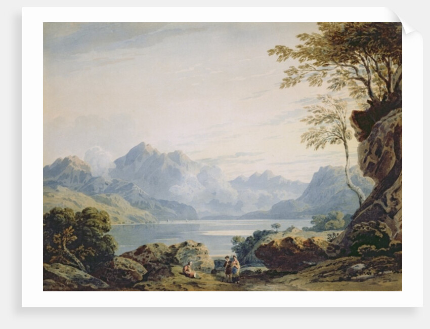 Lake in Snowdonia by John Varley