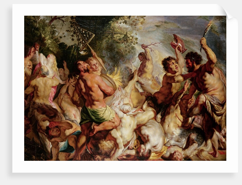 Lapiths and the Centaurs by Jacob Jordaens