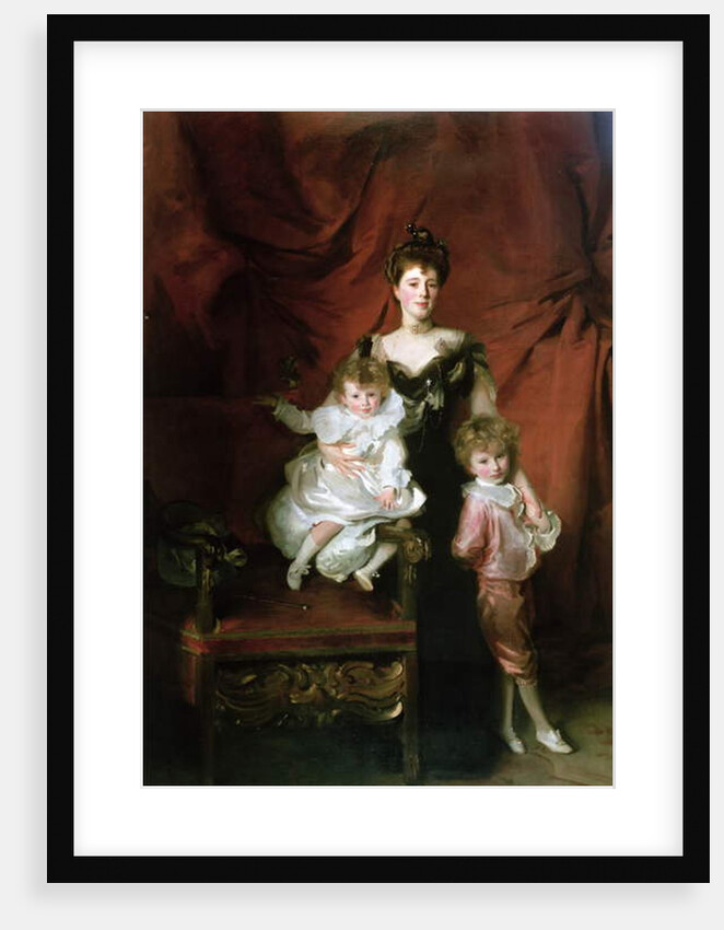 Mrs William Marshall Cazalet and two of her children, Edward and Victor, 1900 by John Singer Sargent