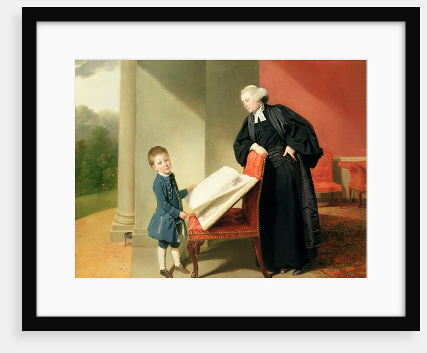 The Reverend Randall Burroughes and his son Ellis, 1769 by Johann Zoffany