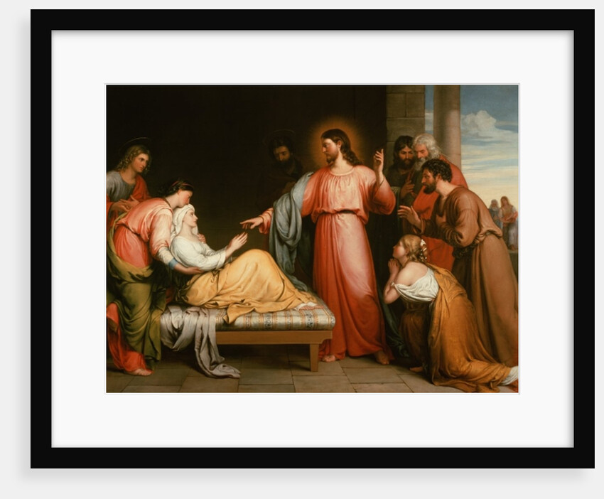 Christ healing the mother of Simon Peter by John Bridges