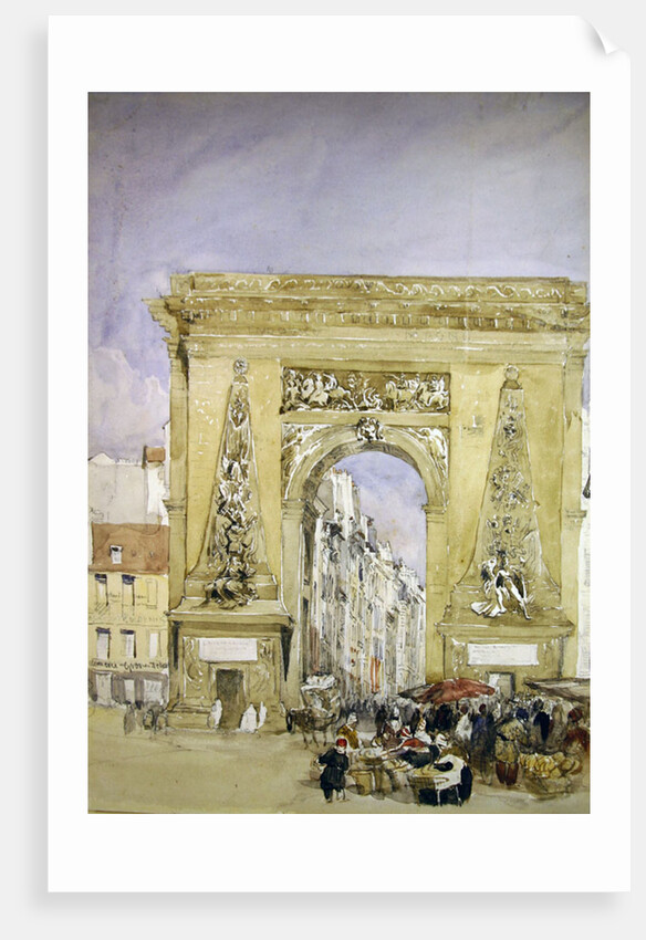 Porte St. Denis by David Cox