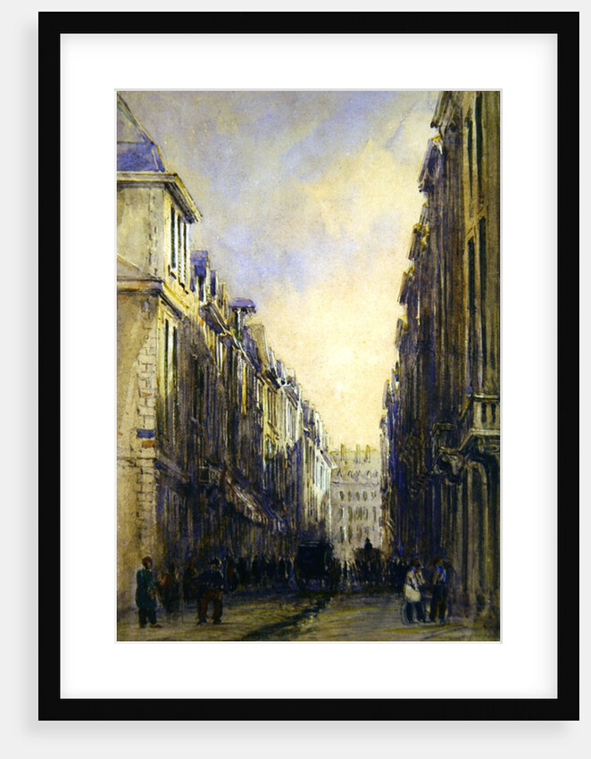 Rue Vivienne, Paris by David Cox