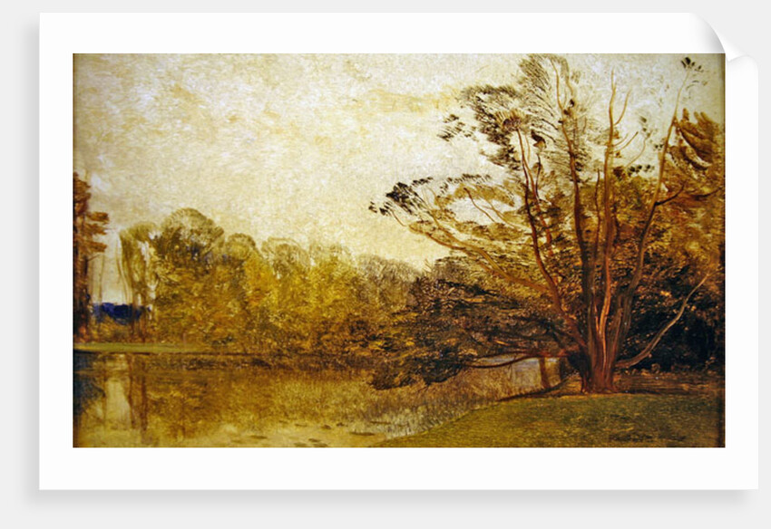 View in Painshill Park, Surrey by Thomas Creswick