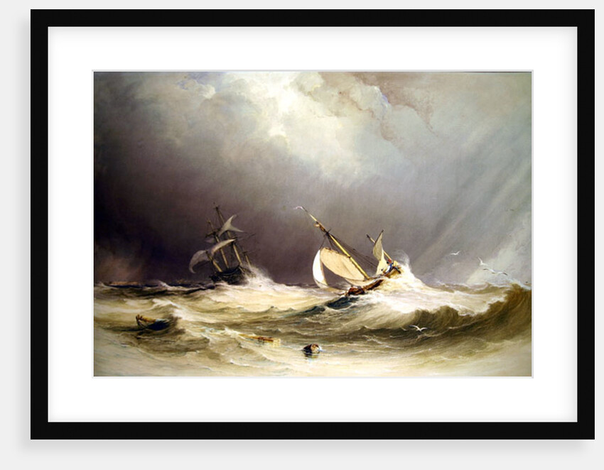 Shipping off Portsmouth by Anthony Vandyke Copley Fielding