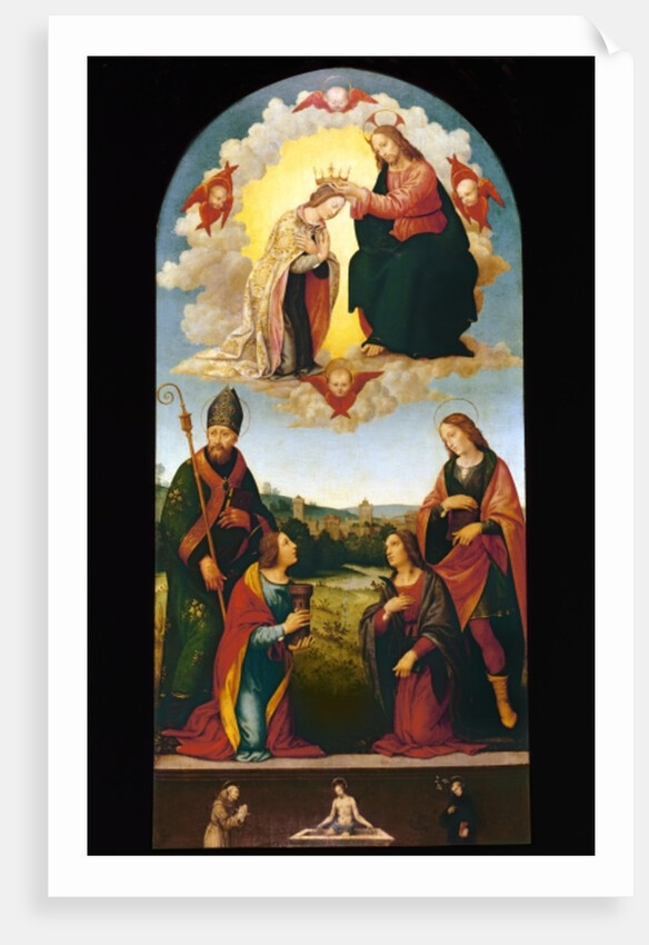 Coronation of the Virgin by Lorenzo di Credi