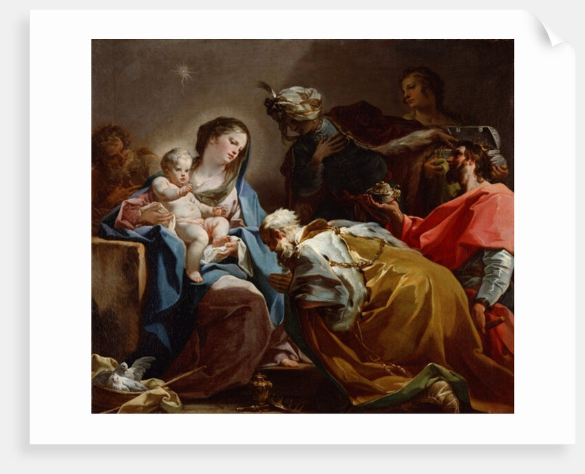 Adoration of the Magi by Corrado Giaquinto