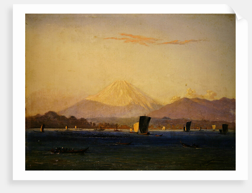 A View of Mount Fuji by Charles Wirgman