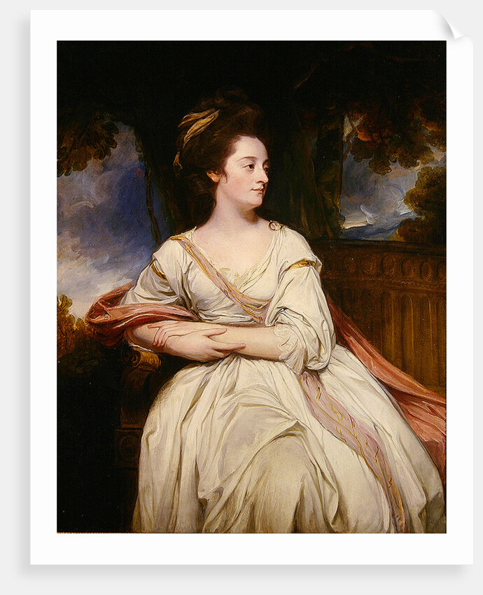 Portrait of Mrs North by George Romney