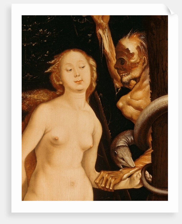 Eve, the Serpent and Death by Hans Baldung Grien