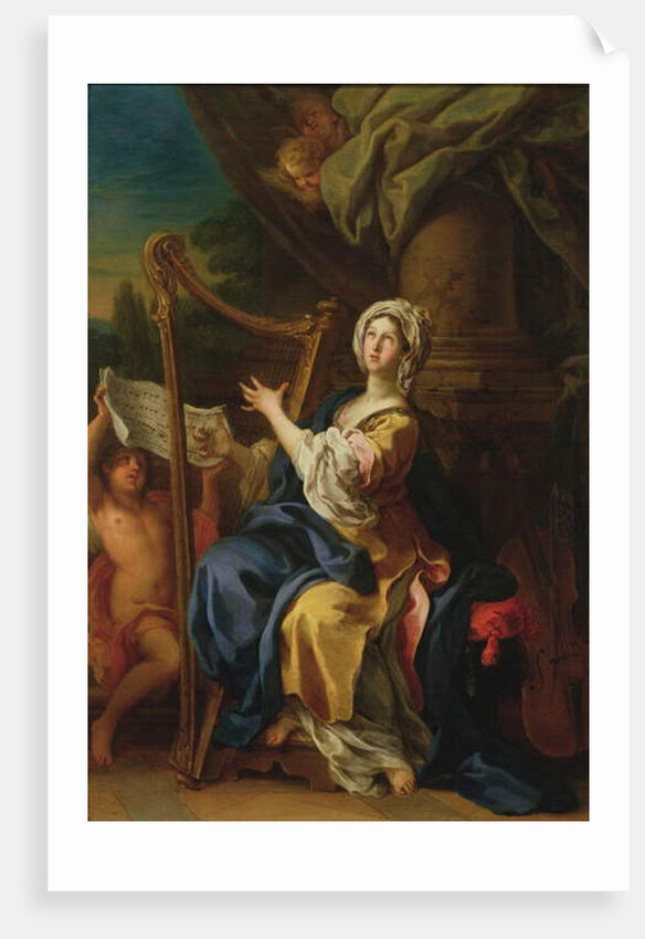 St. Cecilia, 1733 by Sebastiano Conca