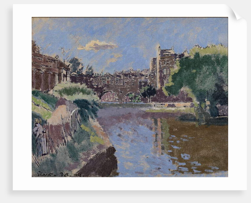 Pulteney Bridge, Bath, 1918 by Walter Richard Sickert