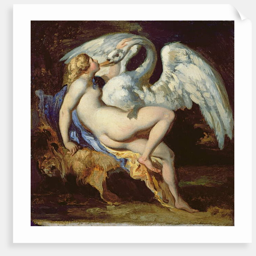 Leda and the Swan by Theodore Gericault