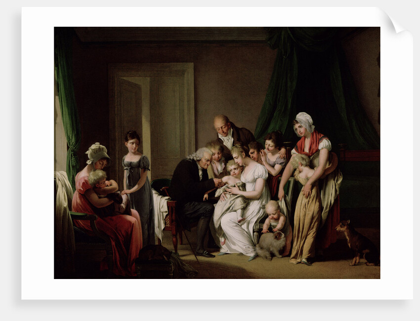 The Vaccination by Louis Leopold Boilly