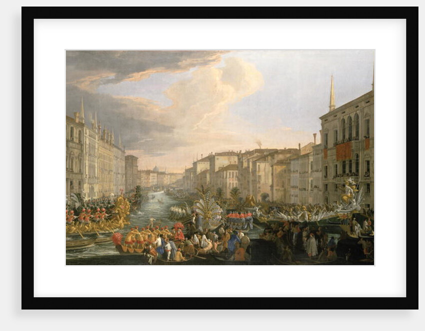 A Regatta on the Grand Canal, Venice by Luca Carlevaris